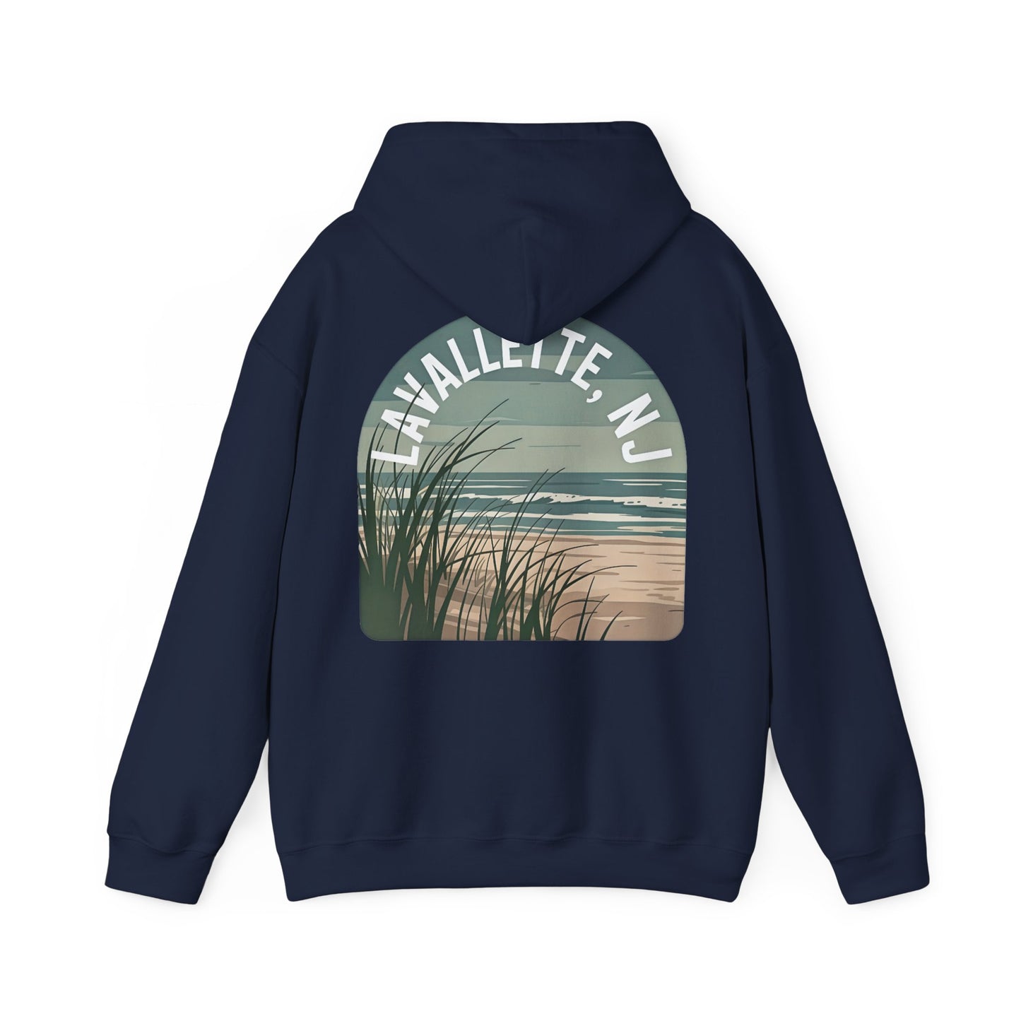 Sea Grass Beach Hoodie – Lavallette, NJ Vintage Coastal Sweatshirt