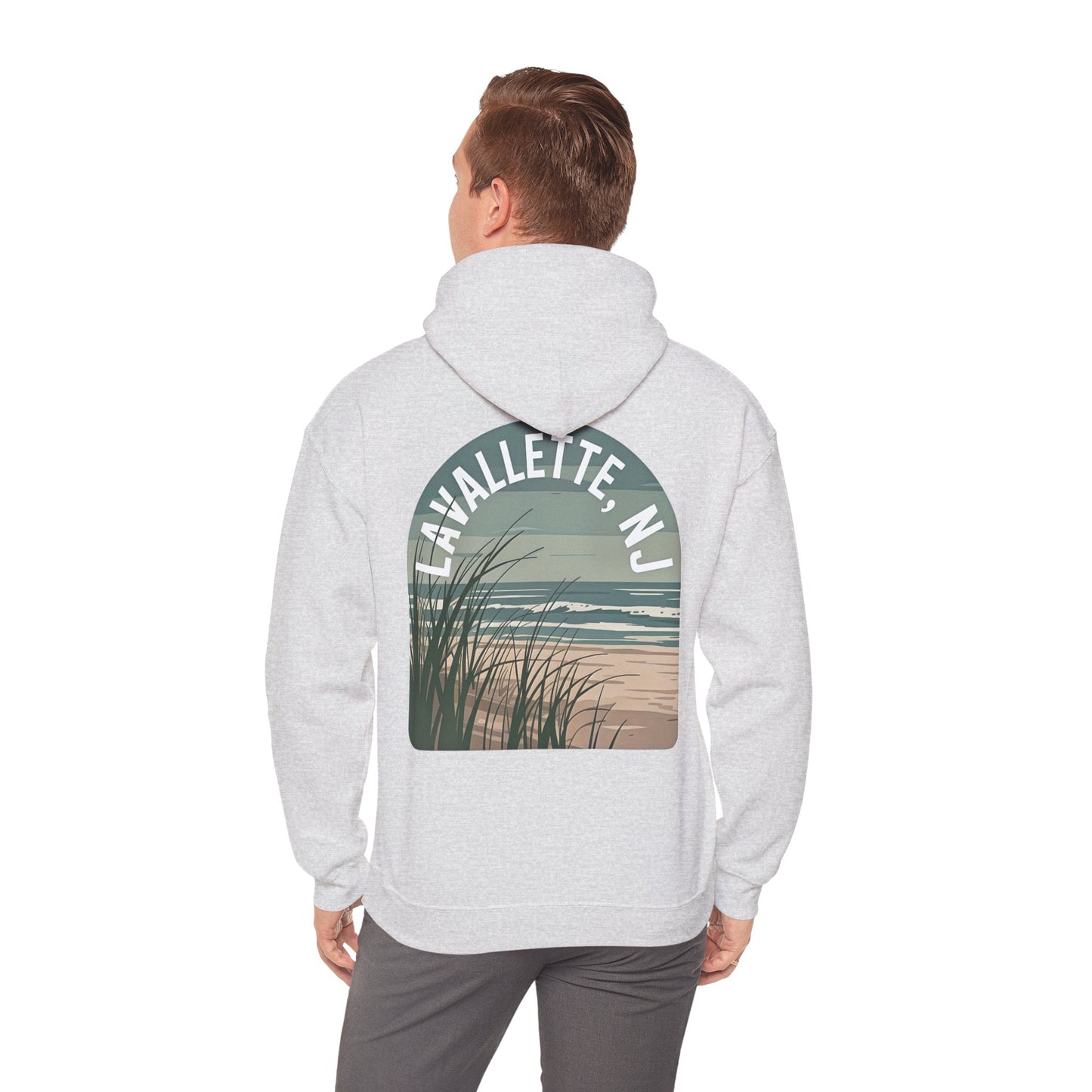 Sea Grass Beach Hoodie – Lavallette, NJ Vintage Coastal Sweatshirt
