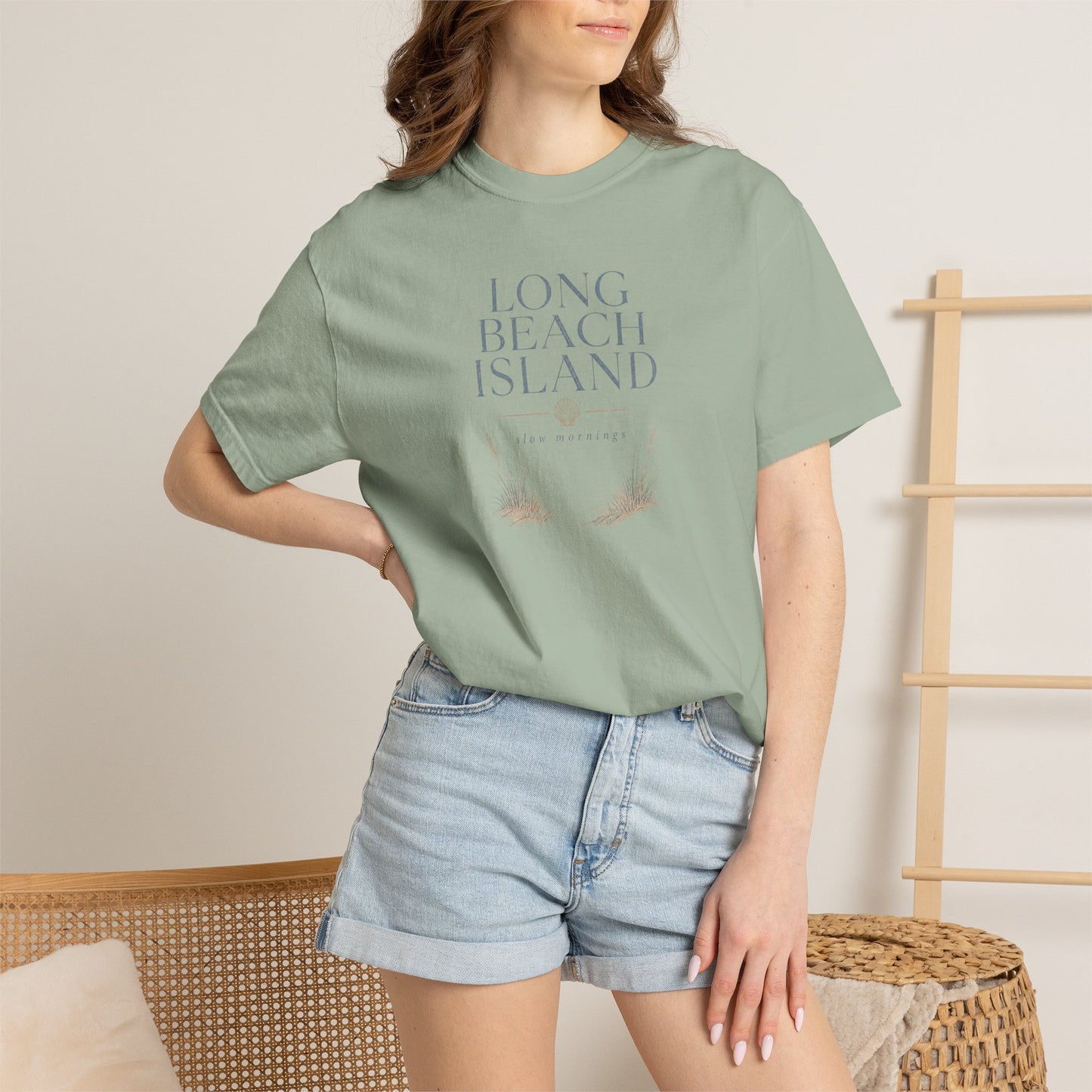 Long Beach Island (LBI) "Slow Mornings" T-Shirt