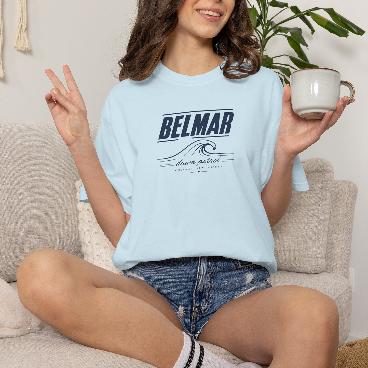 Belmar Surf T-Shirt — NJ Shore Coastal Wave Graphic Tee