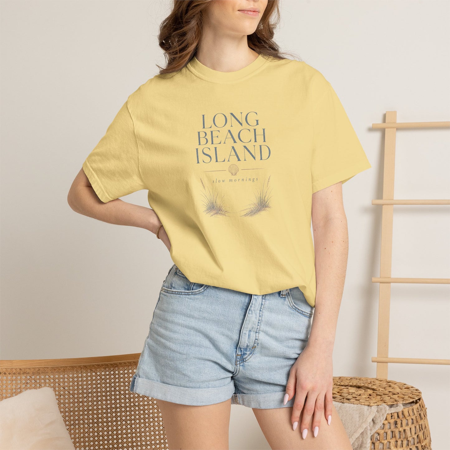 Long Beach Island (LBI) "Slow Mornings" T-Shirt