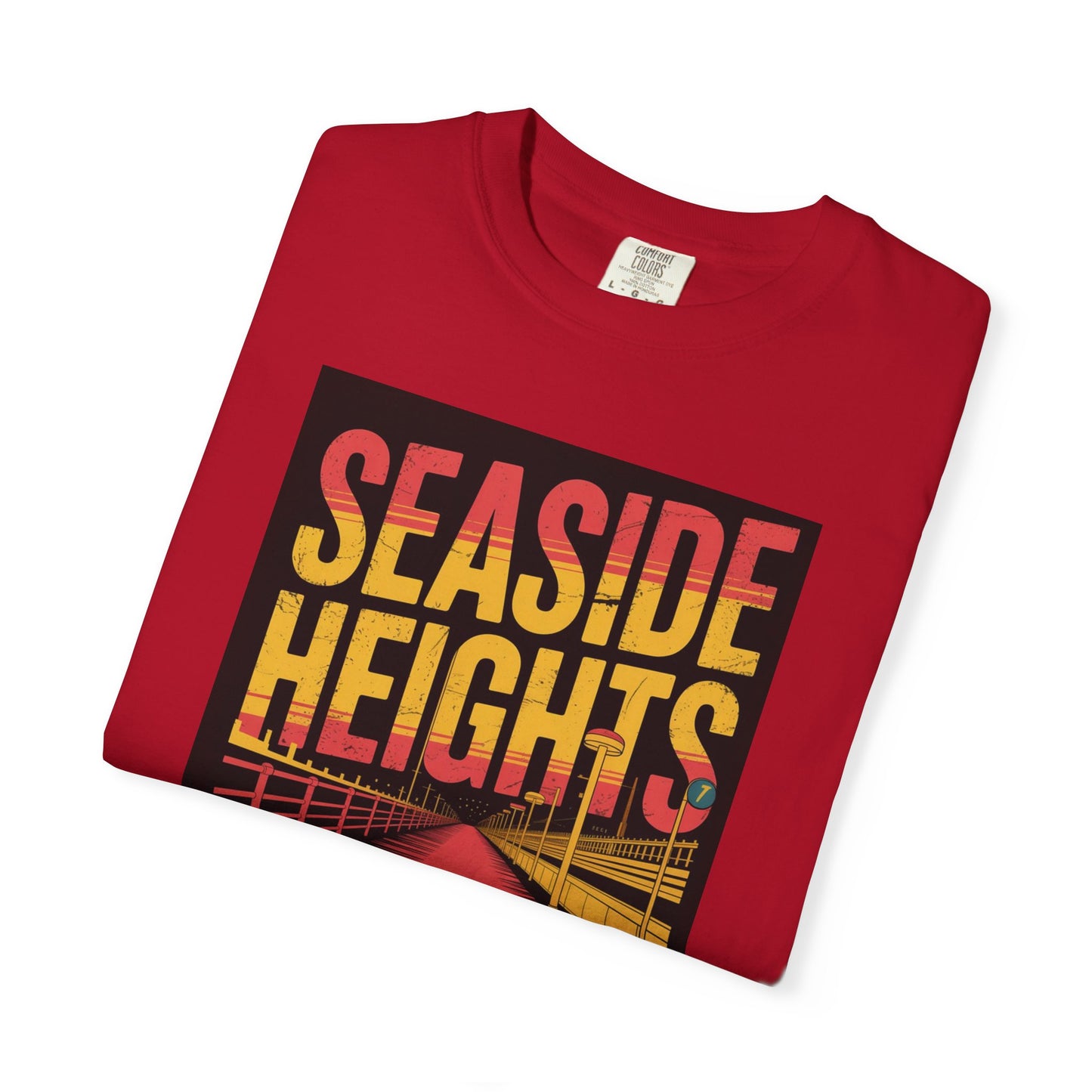 Seaside Heights Retro Pier Tee — Sunset Boardwalk Graphic T-Shirt