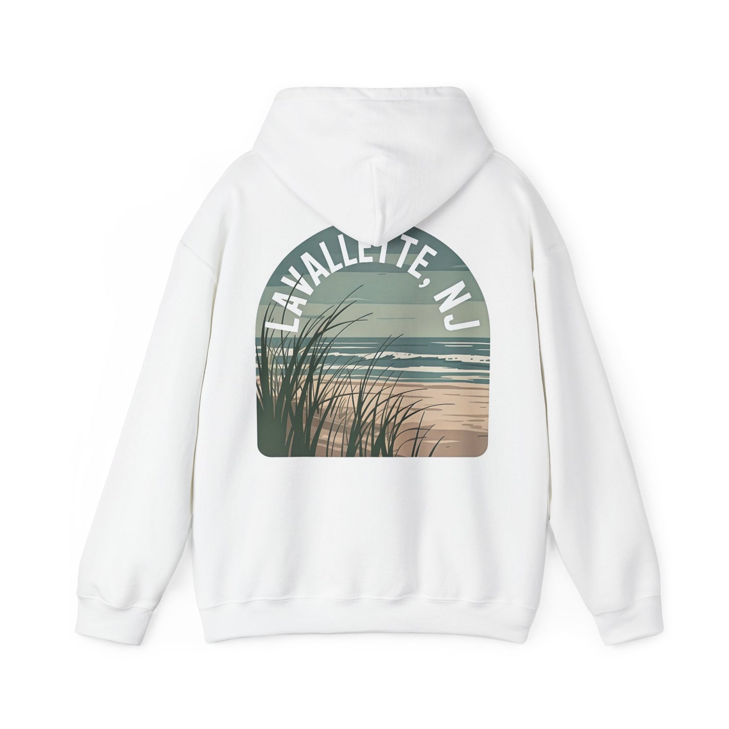 Sea Grass Beach Hoodie – Lavallette, NJ Vintage Coastal Sweatshirt
