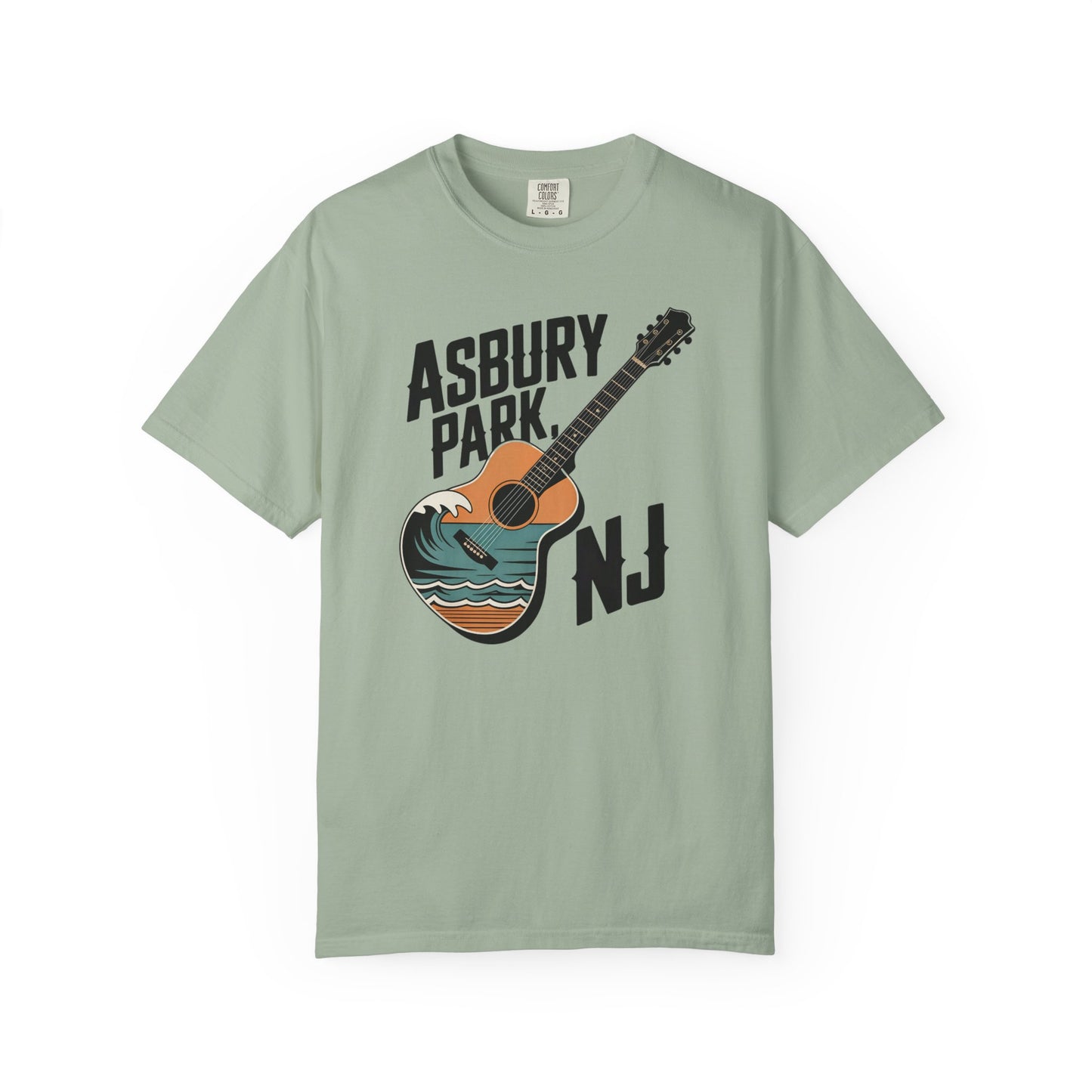 Asbury Park NJ Guitar Beach T-Shirt