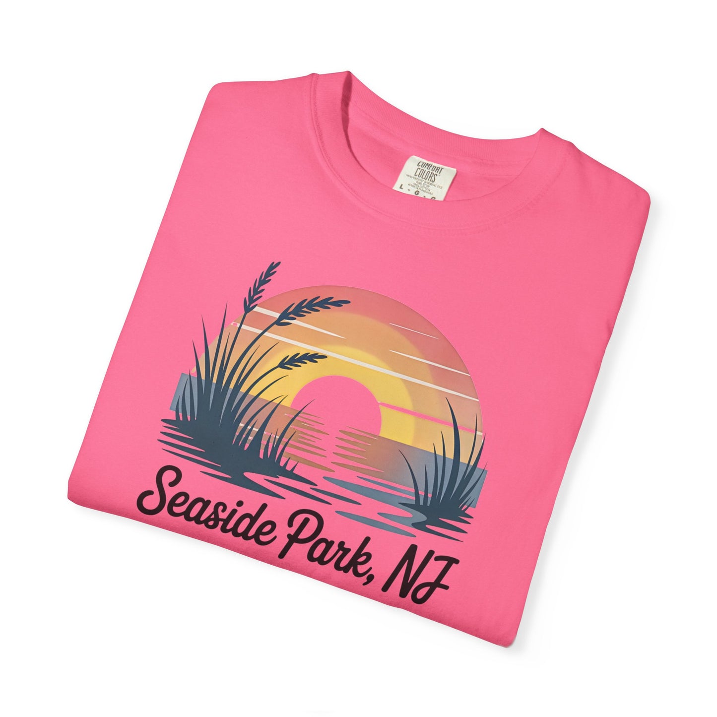 Seaside Park, NJ Shore Sunset Beach T-Shirt