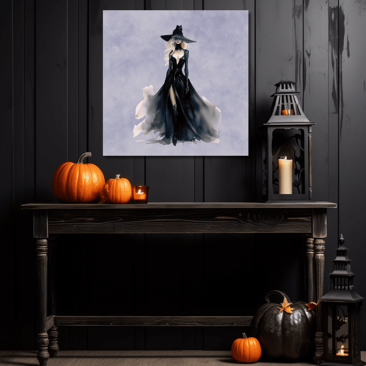 Samhain Halloween Indoor Decor Samhain Art Witchy Decor Aesthetic Wiccan Housewarming Gift Witchcraft Sign Modern Fall Wall Art Sexy Witch