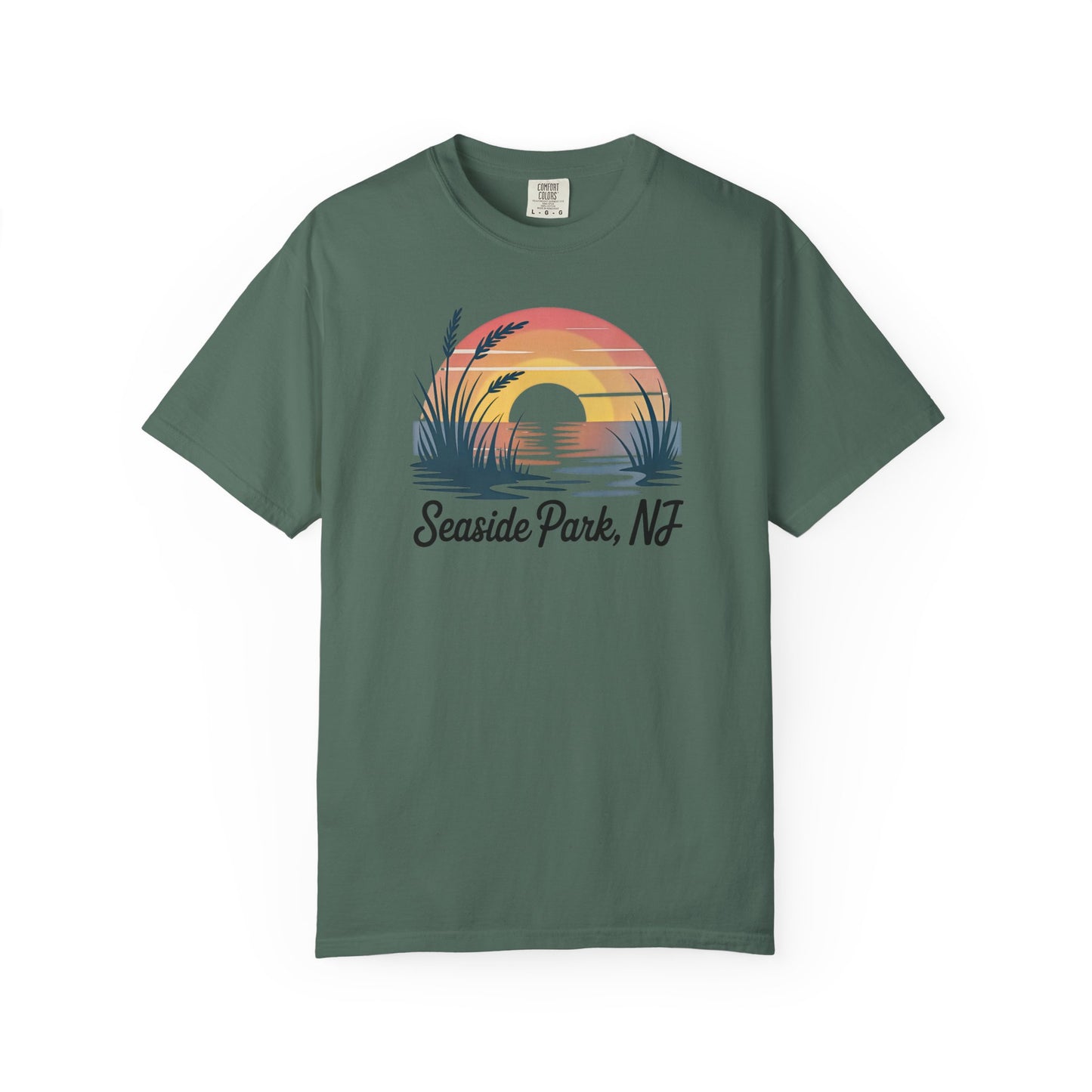 Seaside Park, NJ Shore Sunset Beach T-Shirt