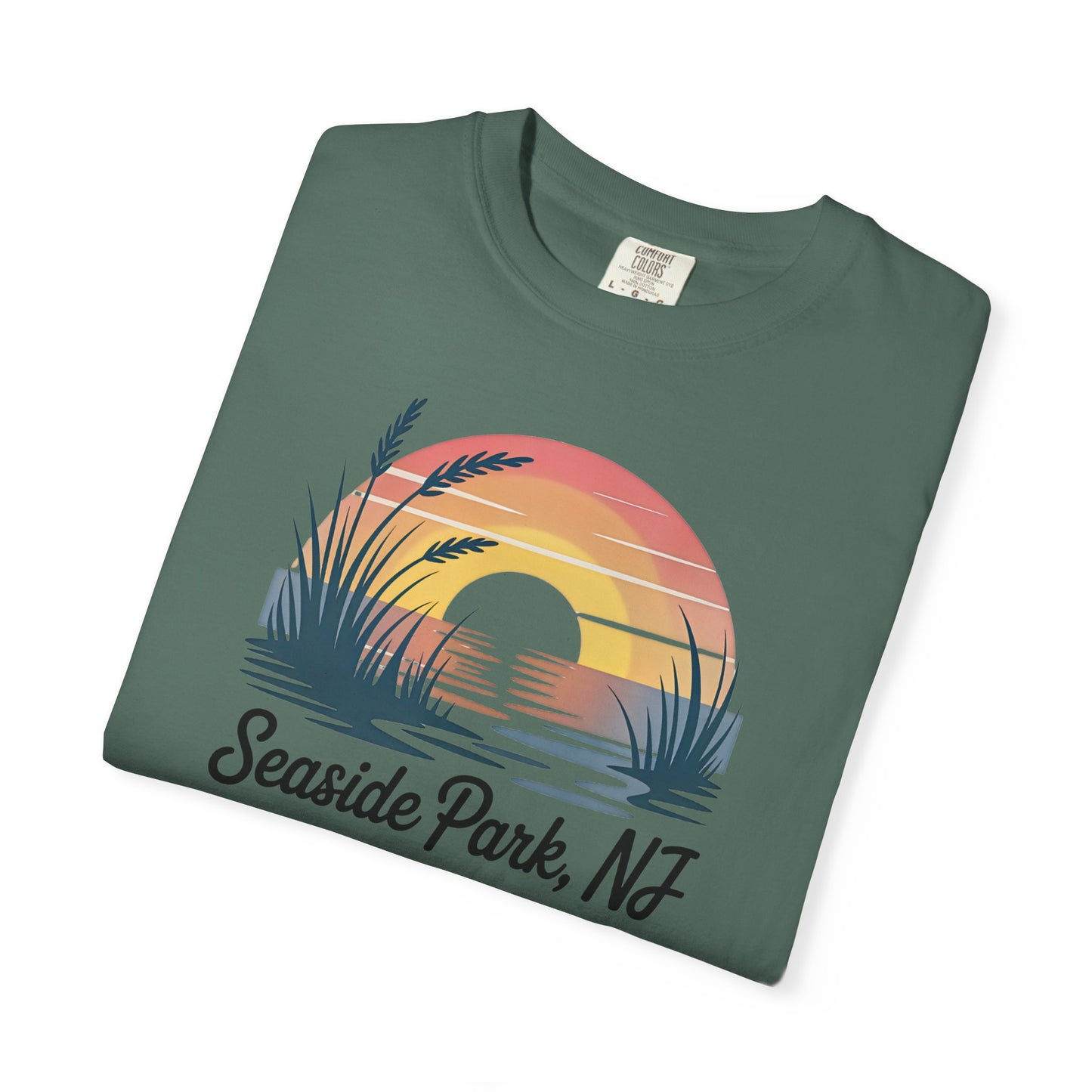 Seaside Park, NJ Shore Sunset Beach T-Shirt