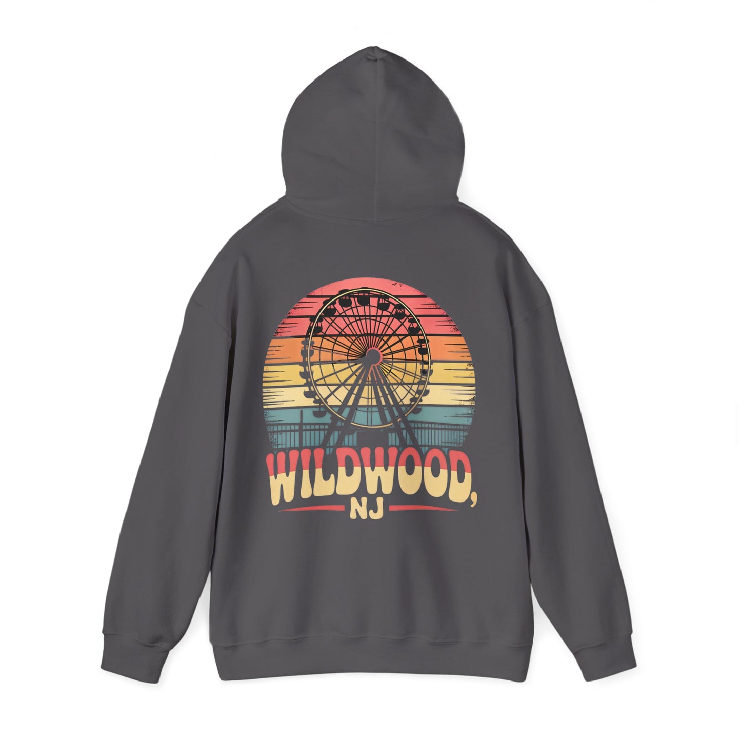Wildwood NJ Retro Ferris Wheel Hoodie — Vintage Boardwalk Sweatshirt