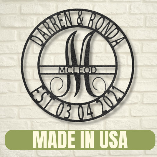 Elaborate Name - Steel Sign