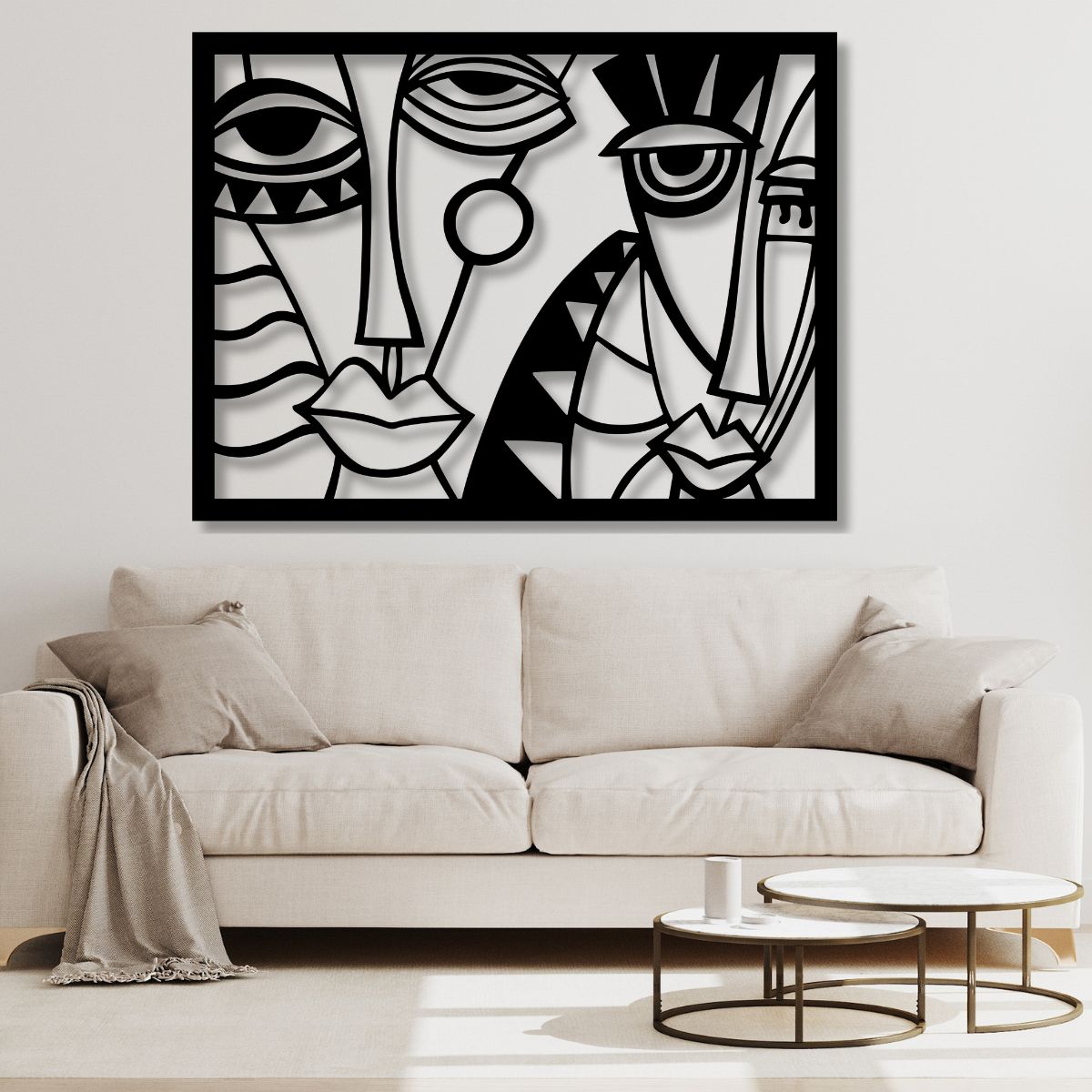 Picasso Metal Wall Art Guernica Wall Decor Modern Art for Home or Office Housewarming Gift for Art Lover Large Indoor Outdoor Metal Wall Decor