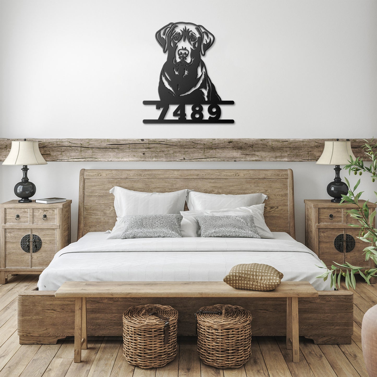 Personalized Labrador Retriever Metal Art Sign