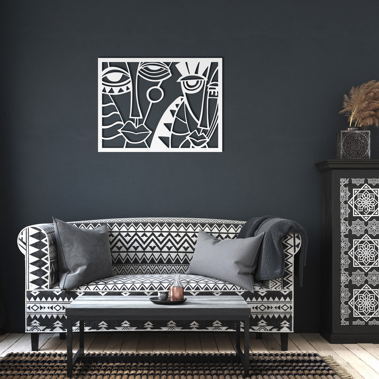 Picasso Inspired Metal Wall Art