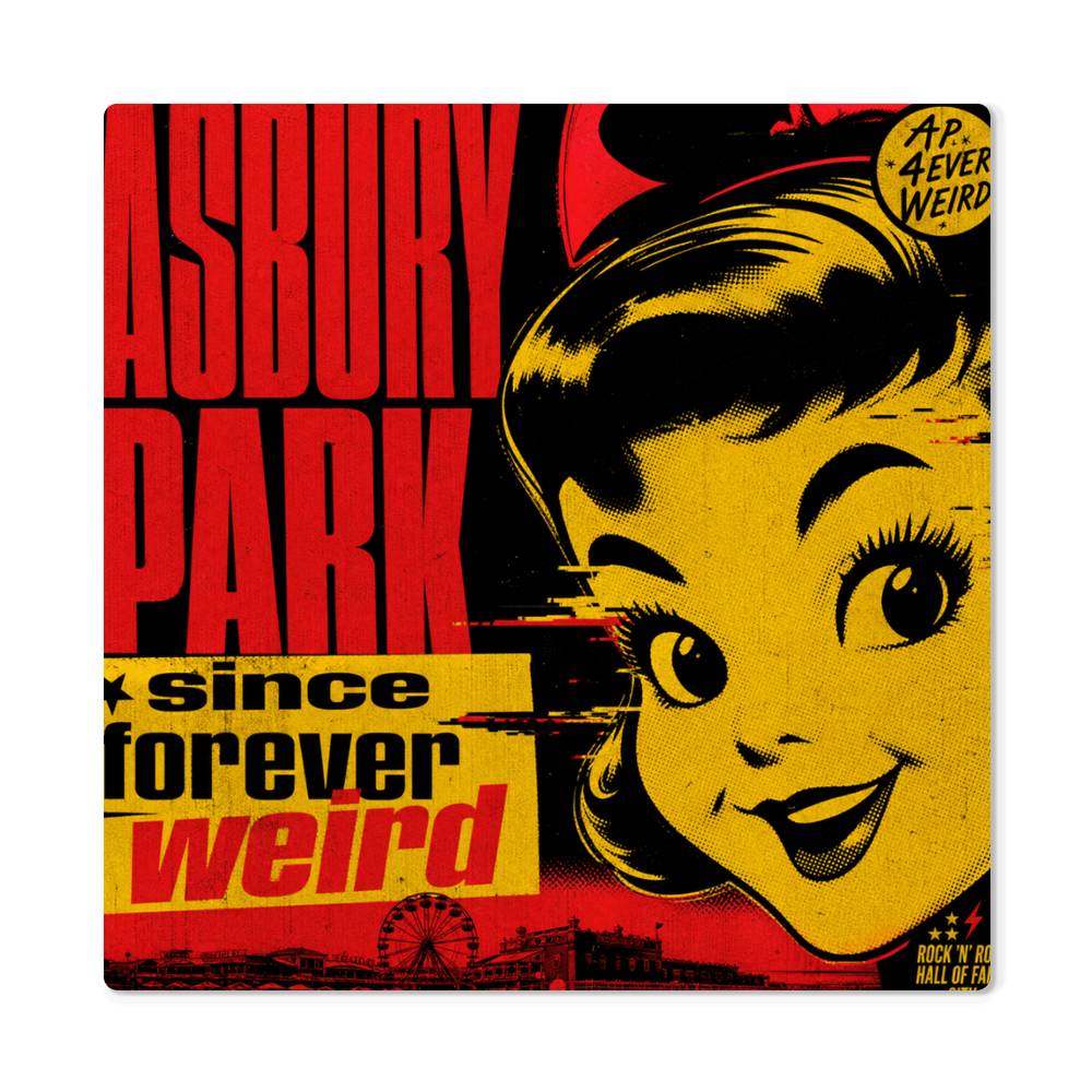 Asbury Park — Since Forever Weird | Premium High-Gloss Aluminum Metal Print