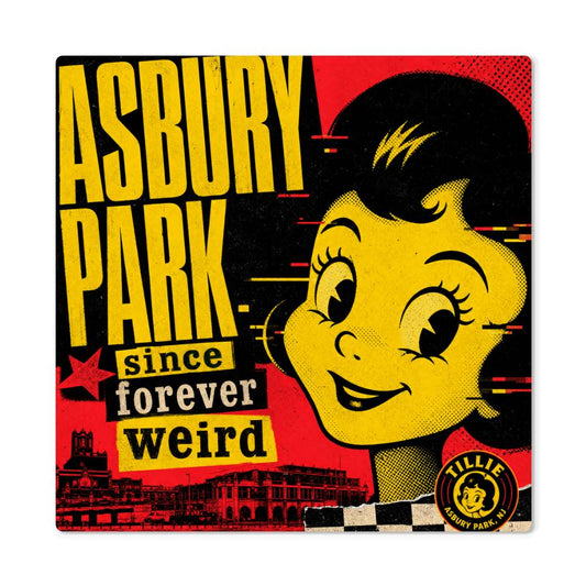 Asbury Park — Since Forever Weird | Premium High-Gloss Aluminum Metal Print II
