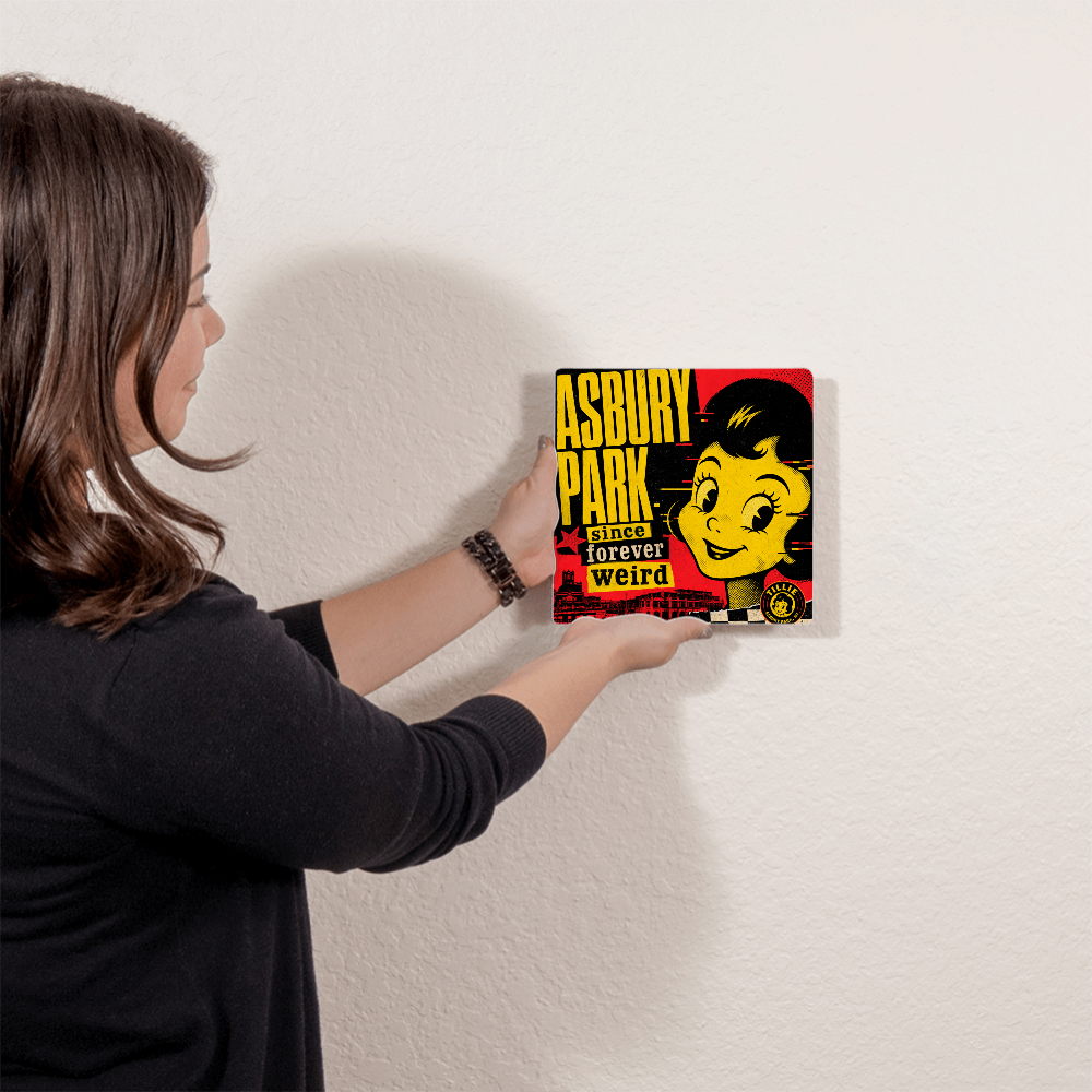 Asbury Park — Since Forever Weird | Premium High-Gloss Aluminum Metal Print II