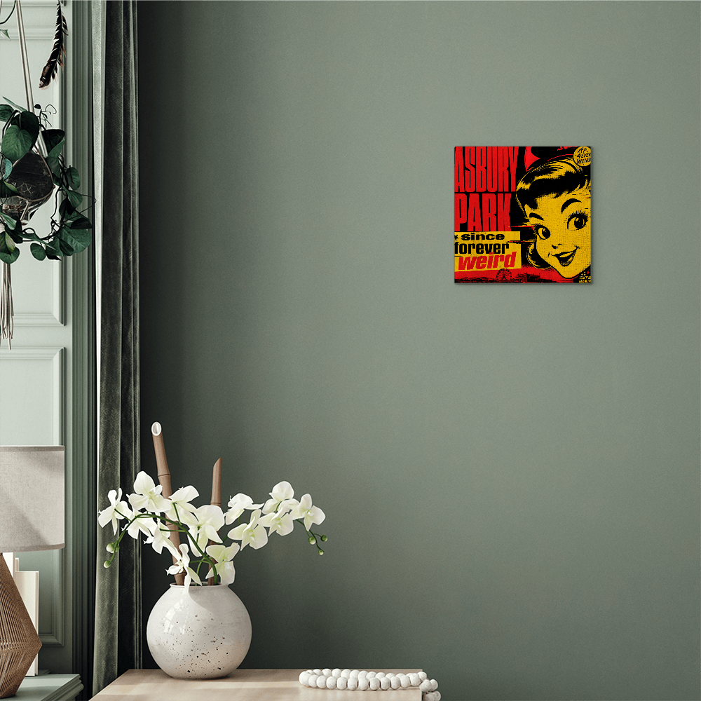 Asbury Park — Since Forever Weird | Premium High-Gloss Aluminum Metal Print