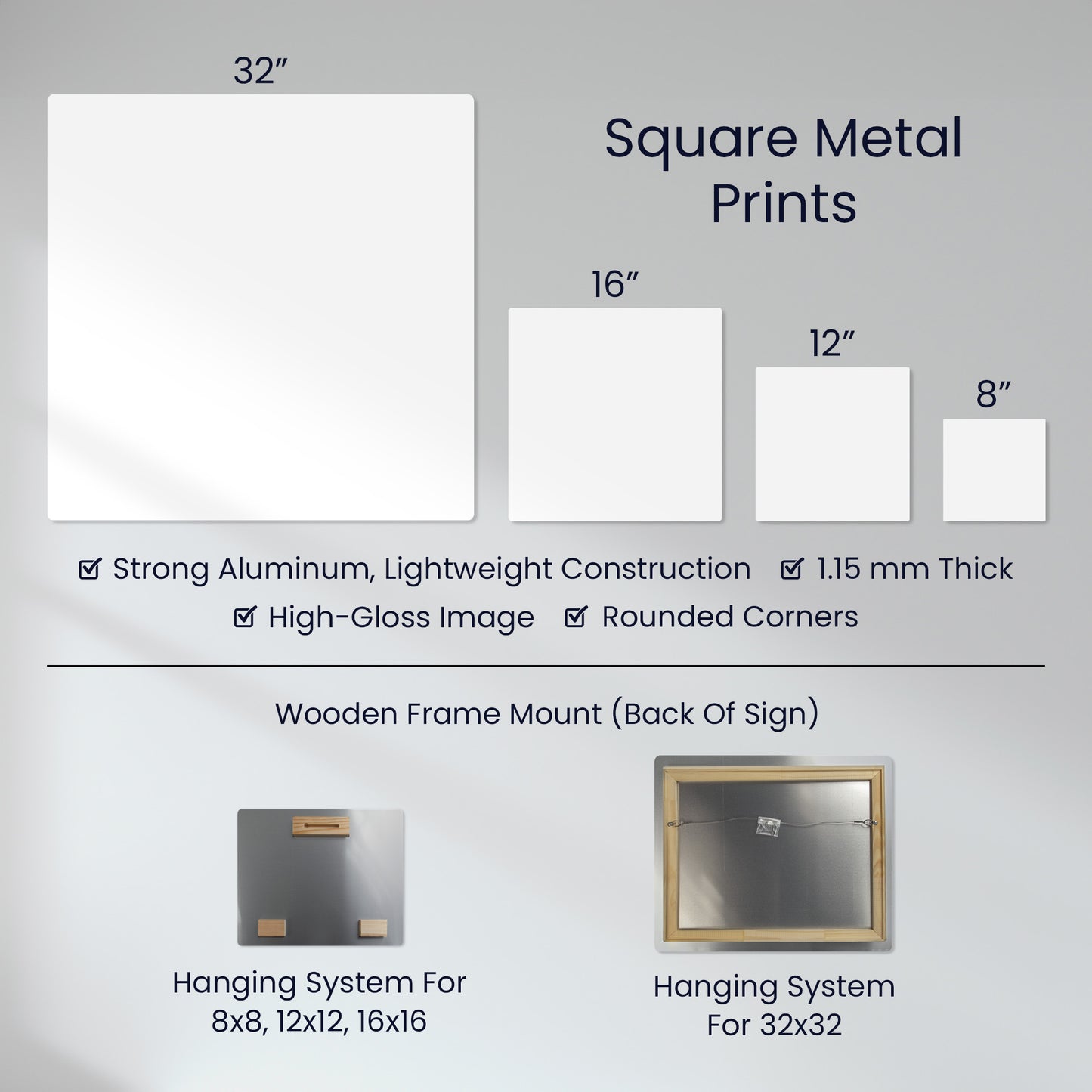 Belmar NJ — First Light | Premium High-Gloss Aluminum Metal Print