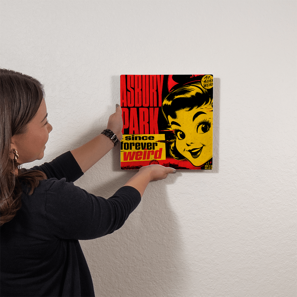 Asbury Park — Since Forever Weird | Premium High-Gloss Aluminum Metal Print