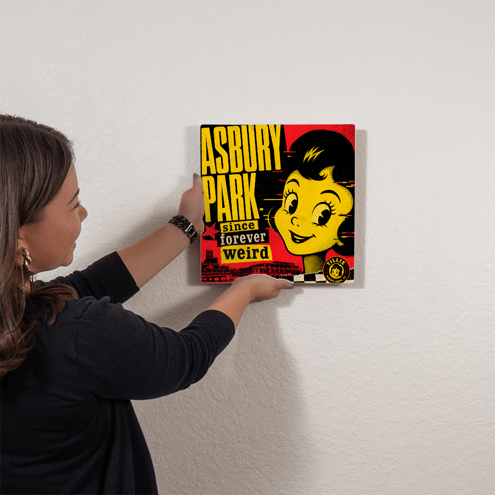 Asbury Park — Since Forever Weird | Premium High-Gloss Aluminum Metal Print II
