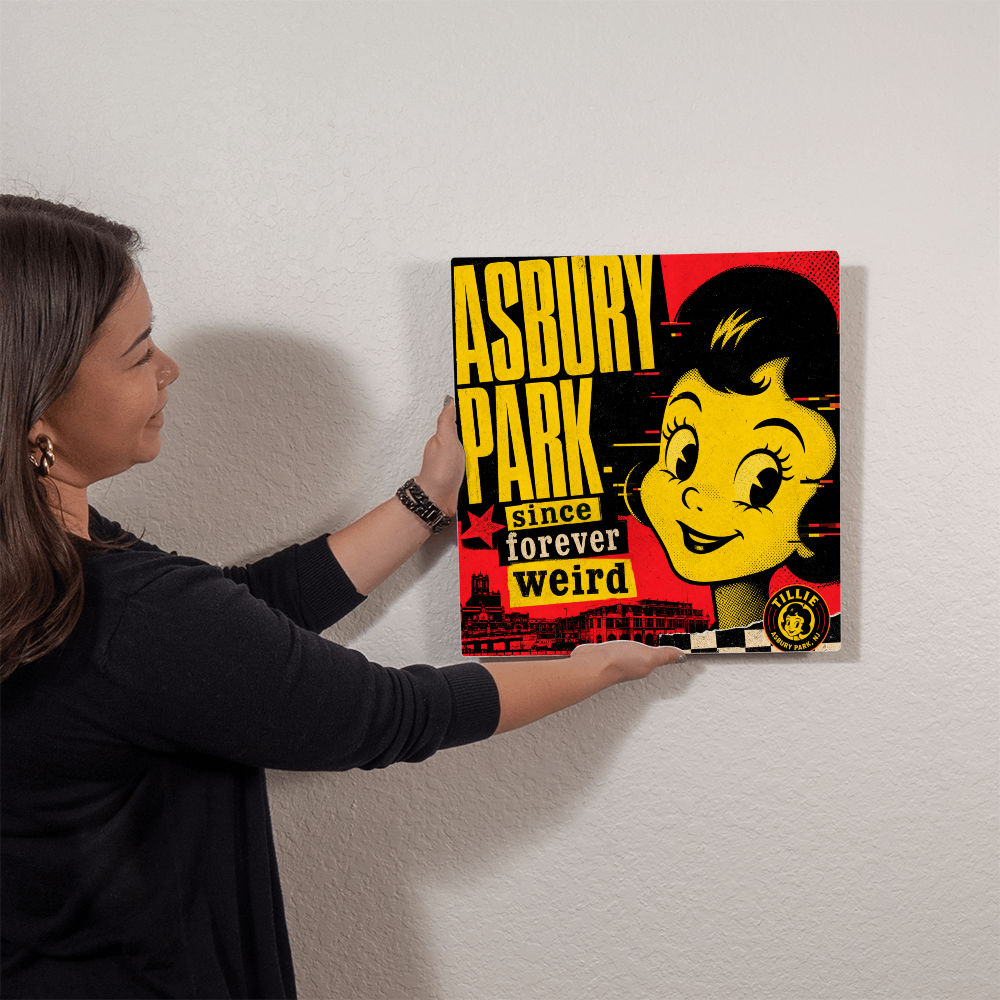 Asbury Park — Since Forever Weird | Premium High-Gloss Aluminum Metal Print II