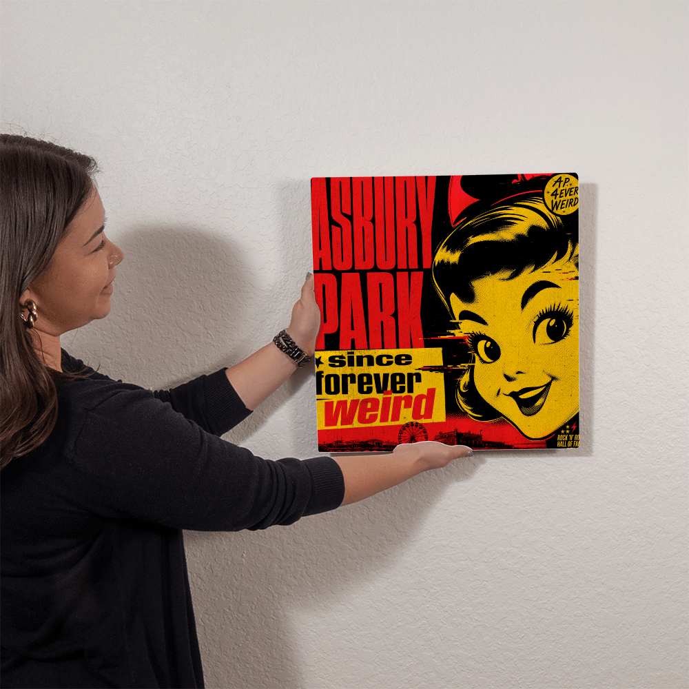 Asbury Park — Since Forever Weird | Premium High-Gloss Aluminum Metal Print