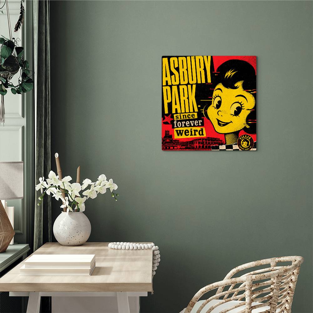Asbury Park — Since Forever Weird | Premium High-Gloss Aluminum Metal Print II