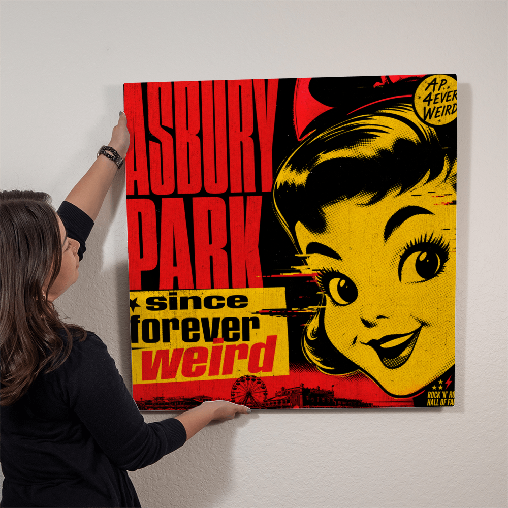 Asbury Park — Since Forever Weird | Premium High-Gloss Aluminum Metal Print
