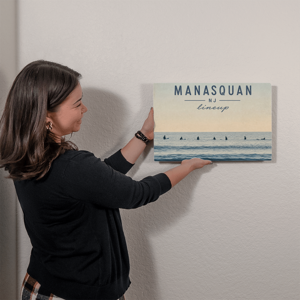 Manasquan NJ — Lineup | Premium High-Gloss Aluminum Metal Print