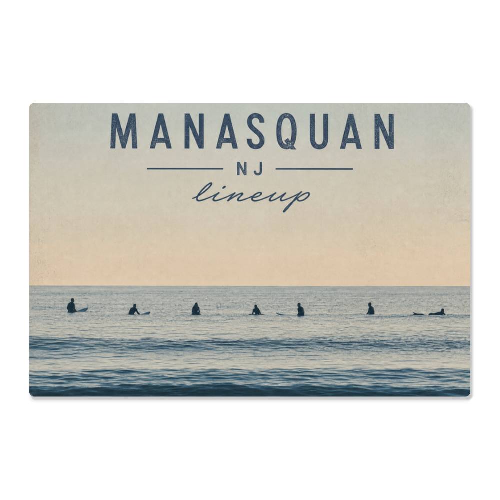 Manasquan NJ — Lineup | Premium High-Gloss Aluminum Metal Print