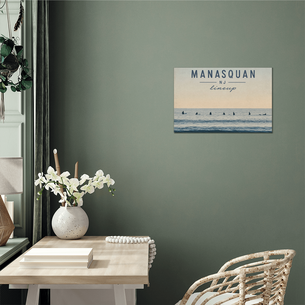 Manasquan NJ — Lineup | Premium High-Gloss Aluminum Metal Print