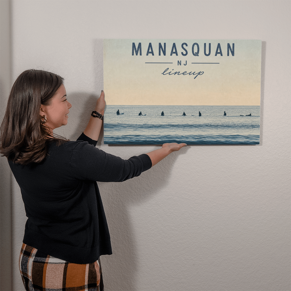 Manasquan NJ — Lineup | Premium High-Gloss Aluminum Metal Print
