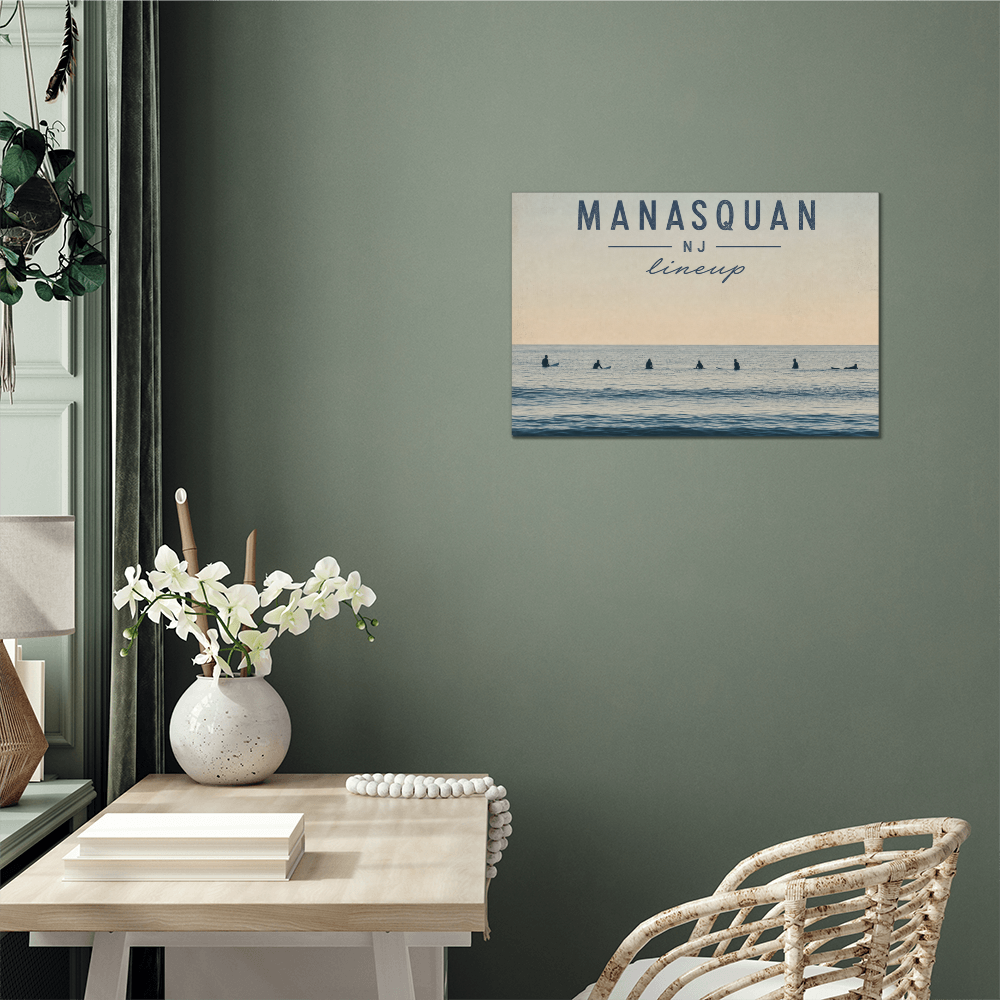 Manasquan NJ — Lineup | Premium High-Gloss Aluminum Metal Print