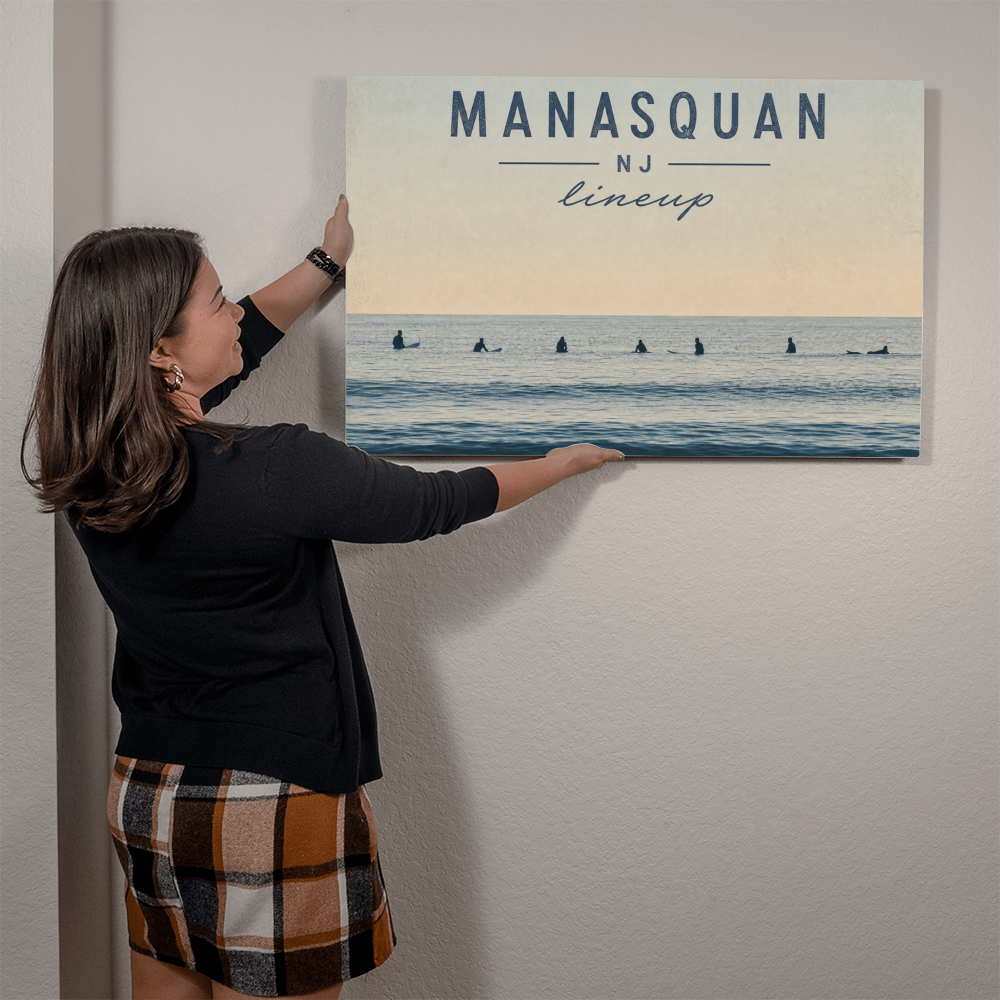 Manasquan NJ — Lineup | Premium High-Gloss Aluminum Metal Print