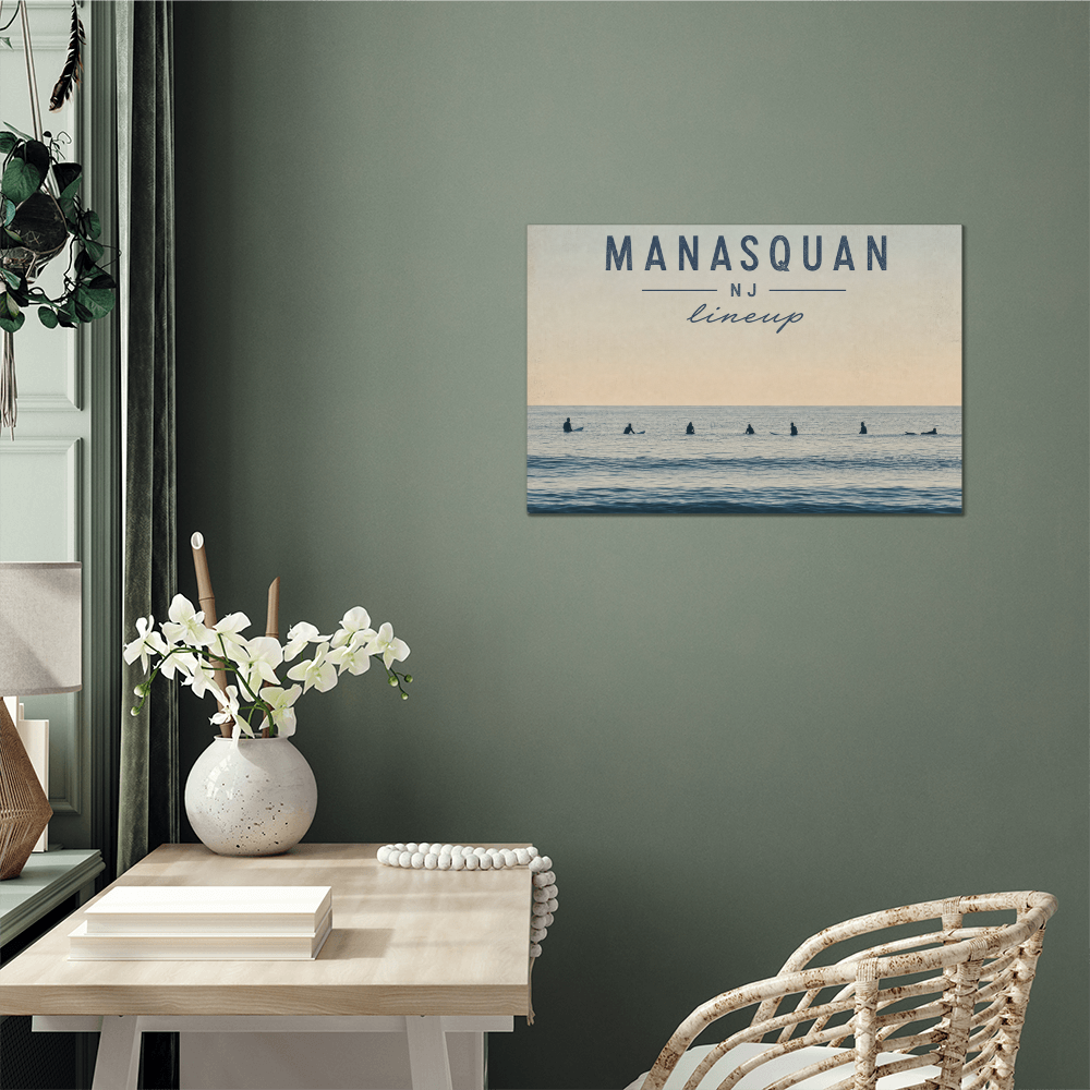 Manasquan NJ — Lineup | Premium High-Gloss Aluminum Metal Print