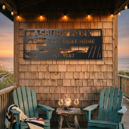 Asbury Park NJ Metal Wall Art