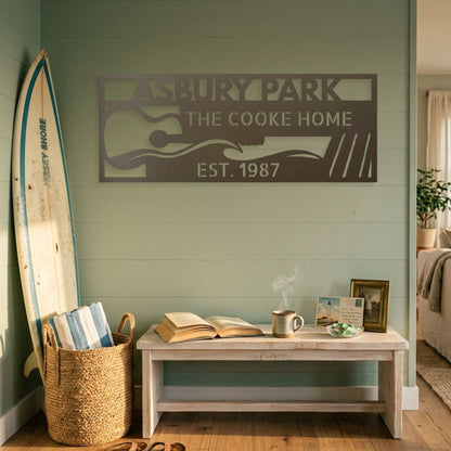 Asbury Park NJ Metal Wall Art