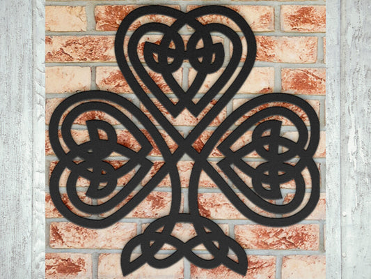 Lucky Irish Shamrock Sign, Irish Blessing Wall Decor, Irish Gift, Irish Decor, Metal Sign, Housewarming Gift, Wedding Gift, Metal Wall Art