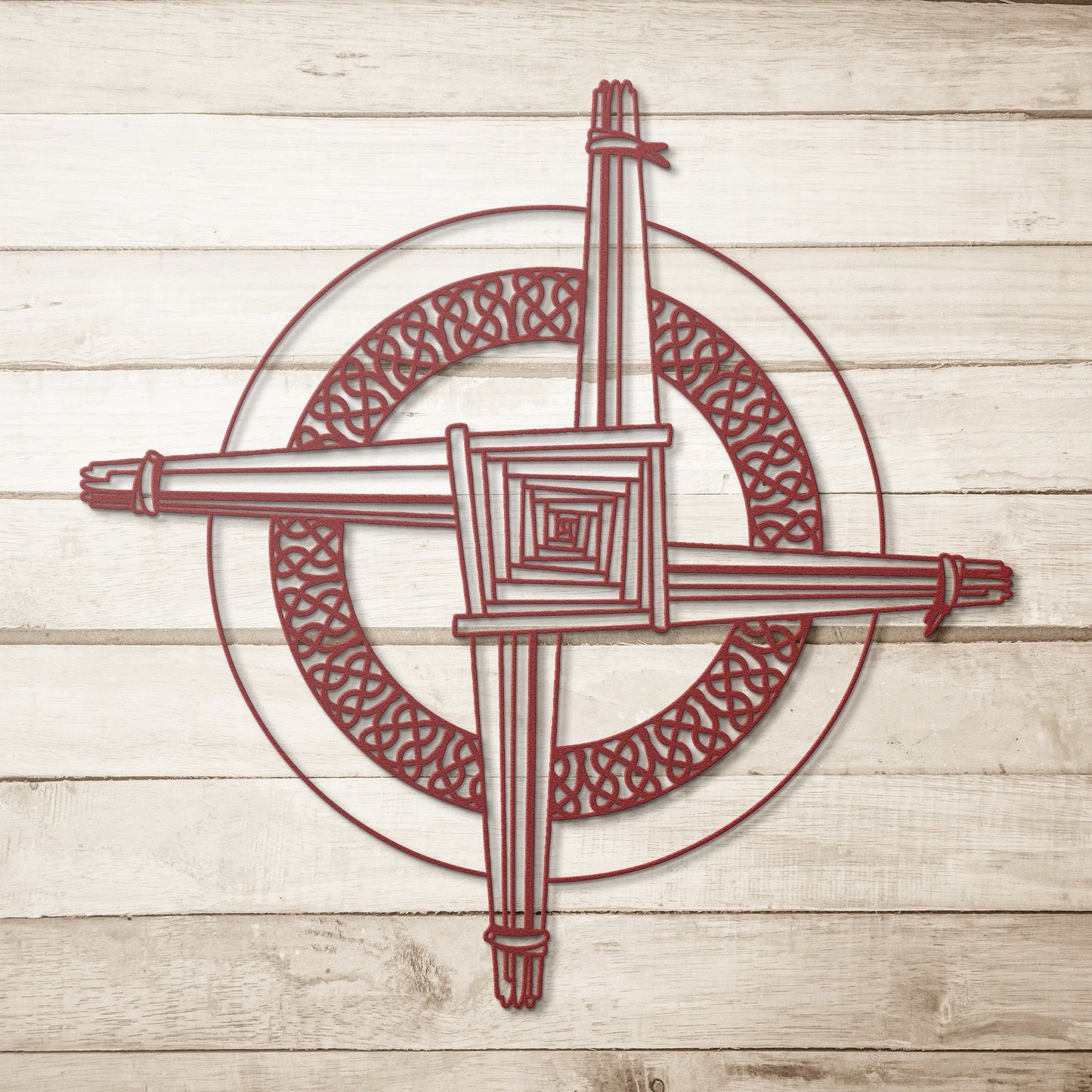 Saint Brigid’s Celtic Cross Metal Art, Irish Cross Wall Art, Ireland Gift, Irish Home Decor, Housewarming Gift, New Home Blessing, clickcoastal