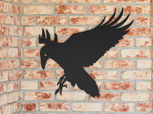Raven, Bird Metal Art, Raven Art, Gothic Home Decor, Crow Wall Decor, Metal Wall Decor, Raven Artwork, Metal Raven Wall Hanging, Bird Art