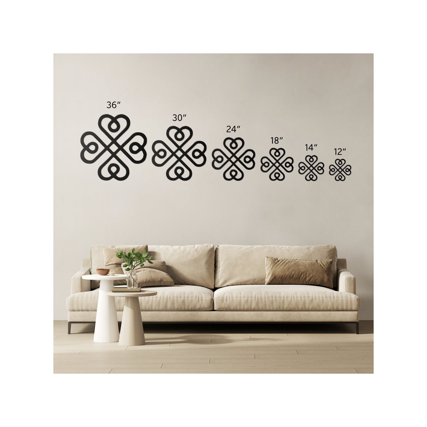 Irish Blessing Four Leaf Clover Celtic Art Irish Decor Irish Wedding Irish Anniversary Housewarming Gift Shamrock Metal Wall Art clickcoastal