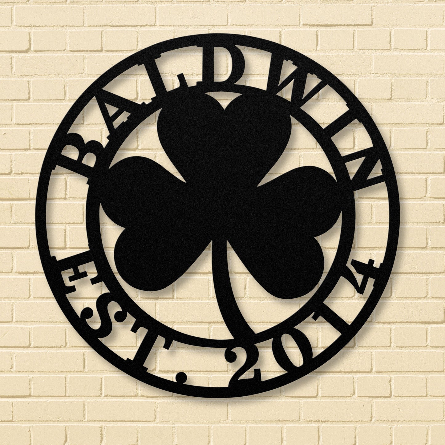 Personalized Irish Blessing Metal Sign,Ireland Housewarming Gift,Irish Decor,Celtic Wedding Home Sign,Irish Shamrock Welcome Sign clickcoastal