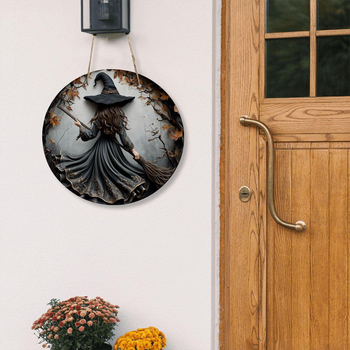 Witchy Home Decor Gift,Mystic Samhain Wiccan Wood Sign,Halloween Wall Art,Pagan Goth Host Gift,Dark Academia,Witch Aesthetic,Whimsigoth clickcoastal