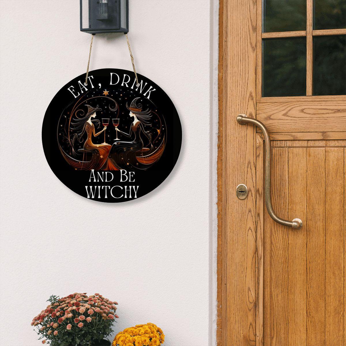 Witchy Home Decor Gift,Mystic Samhain Wiccan Wood Sign,Halloween Wall Art,Pagan Goth Host Gift,Dark Academia,Witch Aesthetic,Whimsigoth clickcoastal
