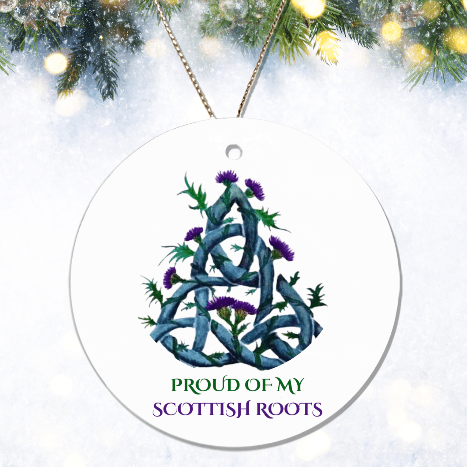 Scottish Pride Christmas Ornament