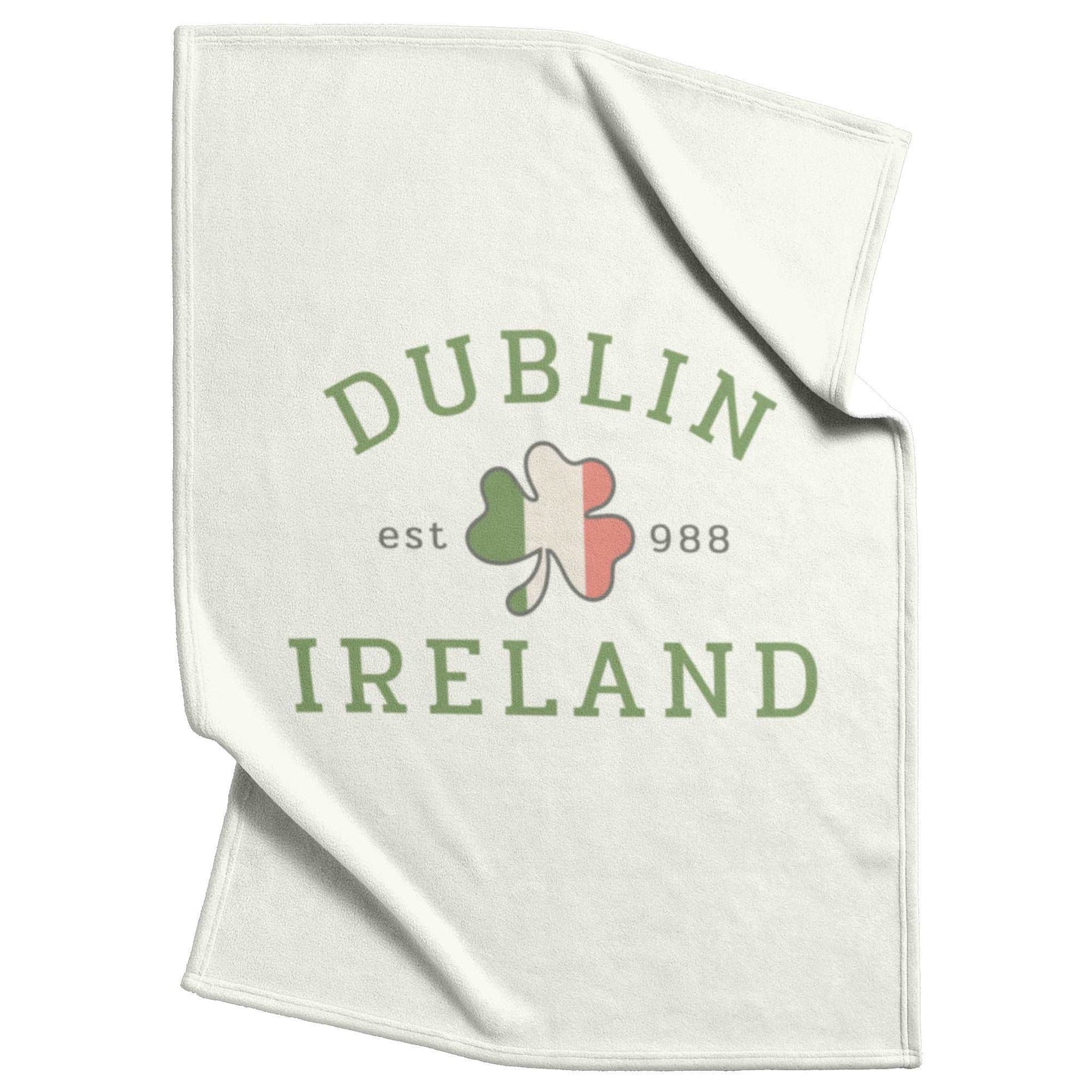 Irish Housewarming Gift for Irish Family Blanket Shamrock Ireland Flag  St Patricks Day Ireland Decor