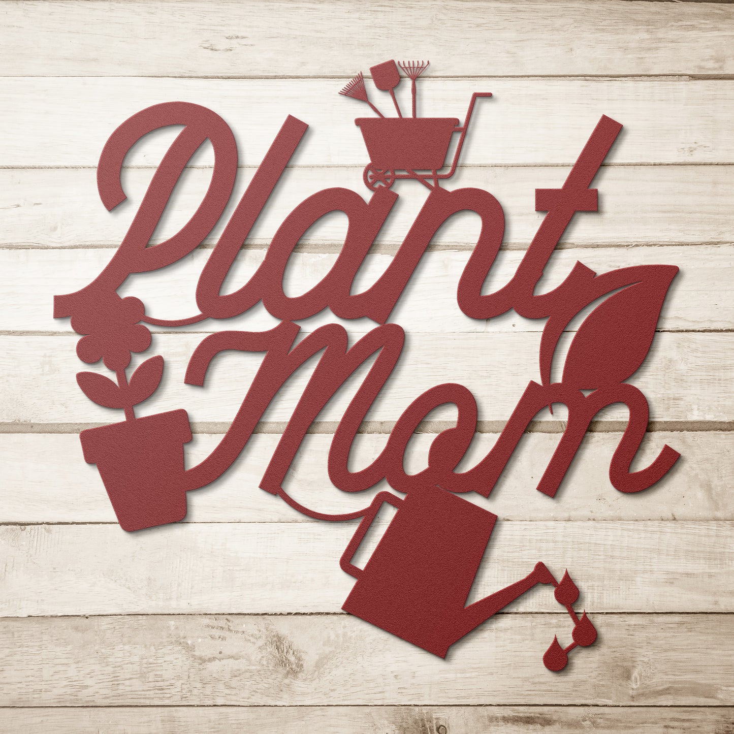 Plant Mom Metal Sign