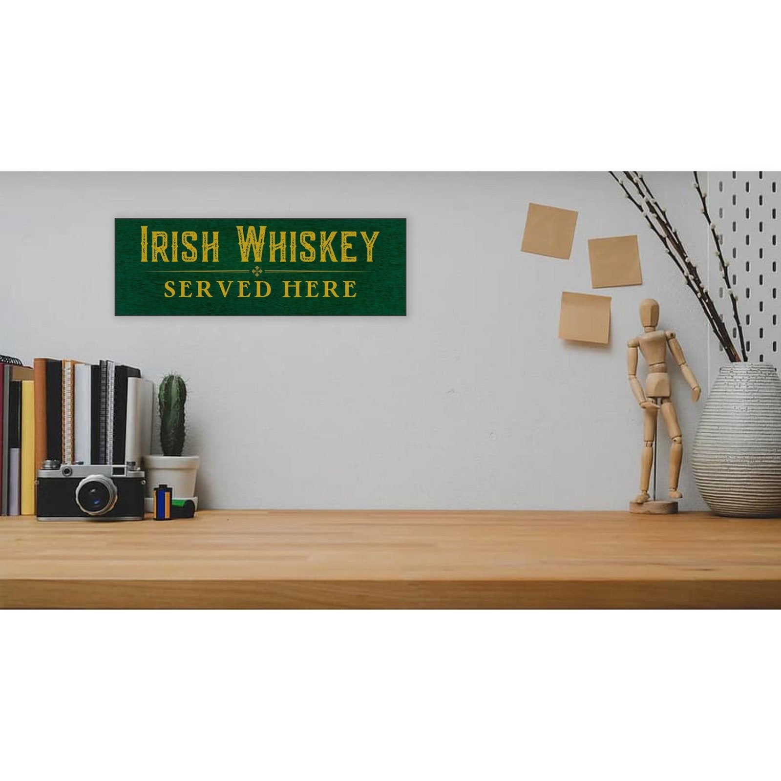 Irish Whiskey Wood Sign