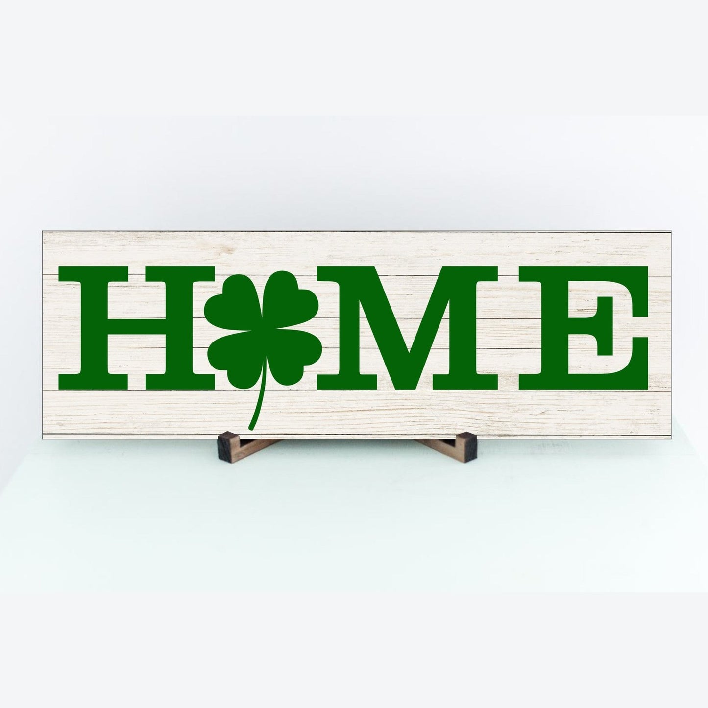 Irish Shamrock Home Wood Sign