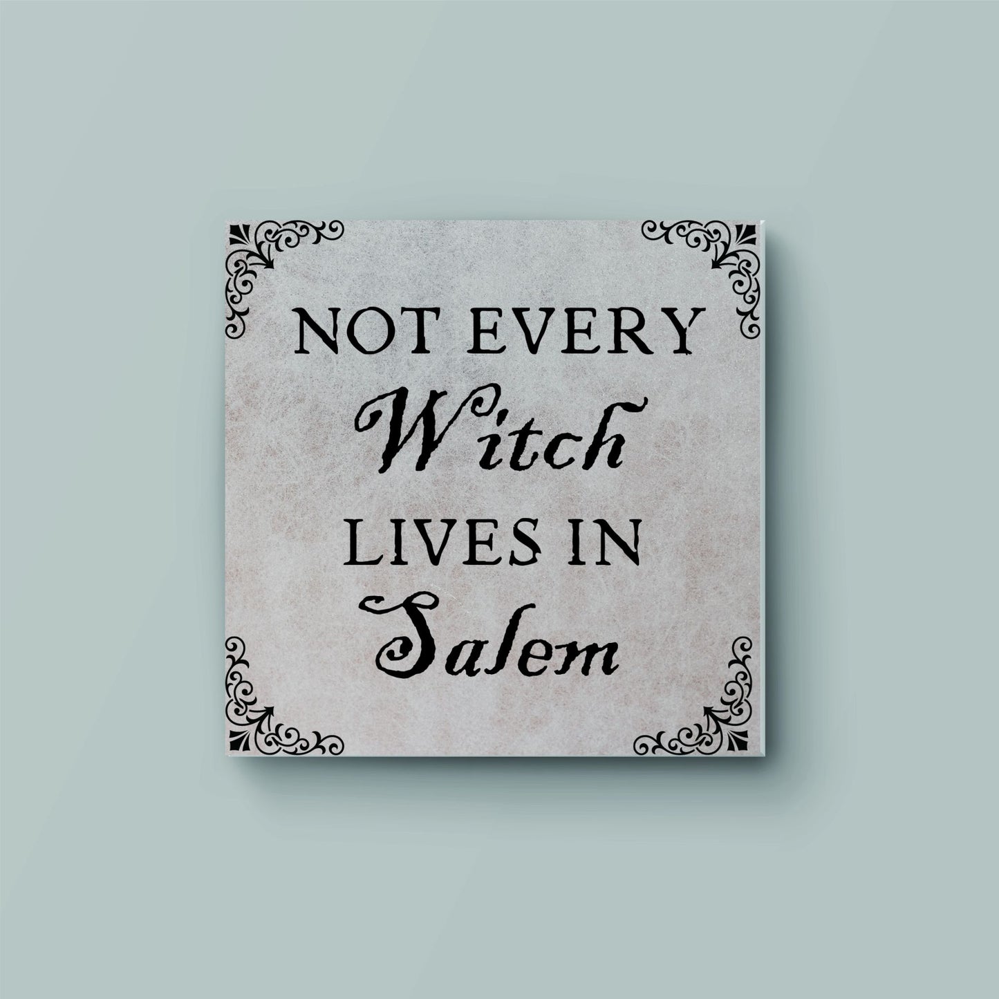 Samhain Salem Witchy Wall Art Spooky Halloween Décor Witchcraft and Pagan Inspired Harvest Festival Wall Hanging Wiccan Gift